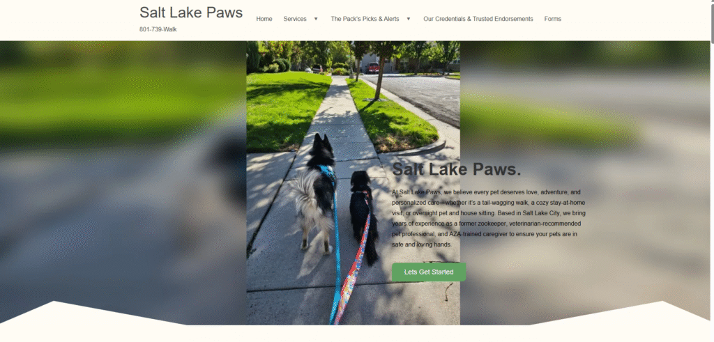 Salt Lake Paws Dog Walker
